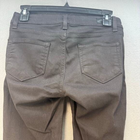 Paige Jeans Women's 25 (2) Black Verdugo Ultra Skinny Skater Girl Goth Preppy - Picture 3 of 14